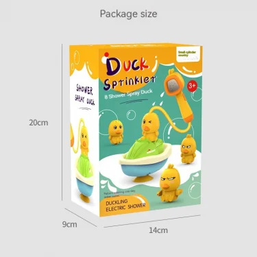 Cute Duck Electric Water Spray Bathroom Bathing Toys Baby Bath Toys Kids Bath And Shower Bathtubs Interactive Boy girl Gifts 5