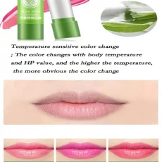 1PC Moisturizing Aloe Color Changing Lipstick Long Term Moisturizing and Moisturizing Lipstick Lip Color Lip Care 4