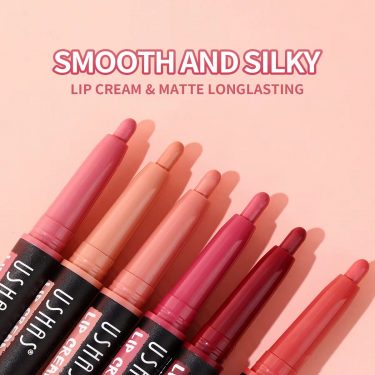Waterproof Matte Lipliner Pencil Nude Purple Lipstick Pen Matte Velvet Lip Liner Pen Contour Make Up Sexy Lasting Lips Cosmetics