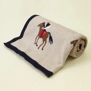 Baby Blankets Knitted Newborn Cute Cartoon Soft Warm Swaddle Kids Bath Towels 100*80cm Toddler Infantil Stroller Bedding Blanket 3