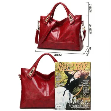 Zency Soft Artificial Leather Handbag Luxury Elegant Design Women's Messenger Bags Large Capacity Shoulder Crossbody Bag 4