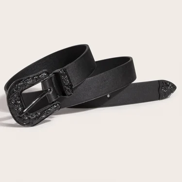 Women Belt Designer Belt Fashion Punk Cowboy Women's Trousers Belt for Jeans Belts for Lady Black Belts Waist Belts Strap ZX023 5