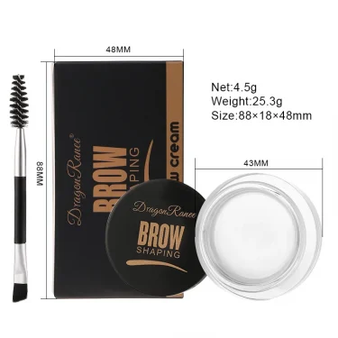 Dragon Ranee 6color Wild Eyebrow Styling Eyebrow Cream Styling Eyebrow Gel Soap Wax White Eyebrow Cream 6