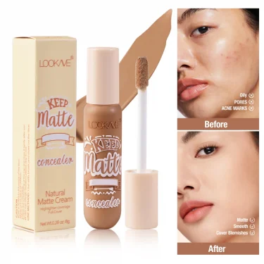 Liquid Concealer Stick Foundation Cream 6 Color Moisturizing Full Coverage Acne Dark Circle Natural Matte Concealer Cream Makeup 5