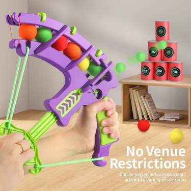 Montessori Throw Sport Slingshot Target Sticky Ball Dartboard Basketball Board Games Educational Children's Outdoor Game Toy 4