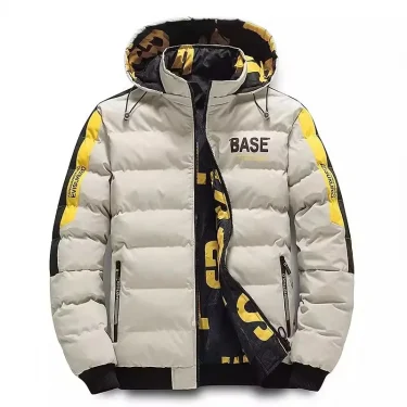 Men Autumn Winter Cotton Jacket Warm Comfortable Padded Thickened Down Jacket New Double-Sided Clothes Removable Cap M-5XL 2