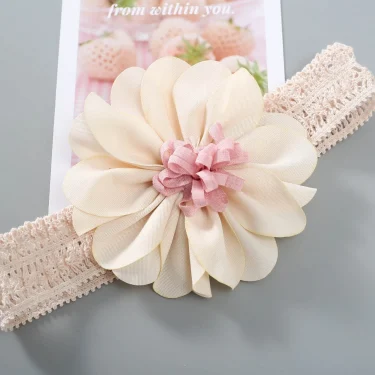 2Pcs/Set Baby Headband Socks Set Lace Flower Newborn Hair Band Floor Socks Photography Props For Baby Girl Hair Accessories 4