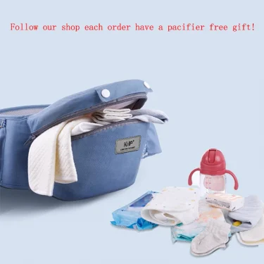 Newborn Ergonomic Baby Carrier Backpack Infant Baby Hipseat Carrier Front Facing Ergonomic Kangaroo Baby Wrap Sling Travel 5