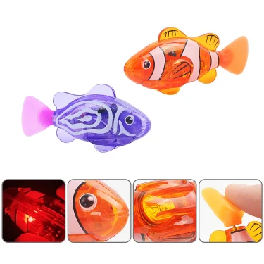 Children's Water Playing Electronic Fish Sensing Luminescent Toy Shower Shower Shower Swimming Swinging Fish 5