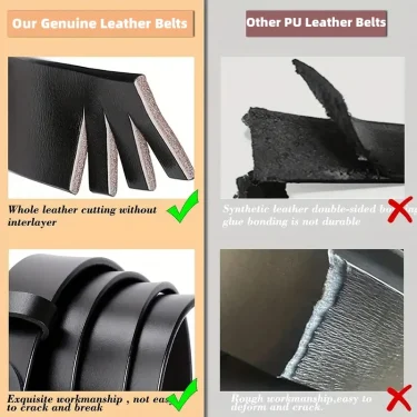 Genuine Leather Belts For Women Belt Female Metal Buckle Belt Straps Waistband For Jeans Dress 6