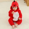 Romper Red Dinosaur