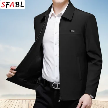 Loose Casual Business Men's Jacket Blazers for Men Formal Social Jacket Solid Color Luxury Office Dress Coat Spring Autumn New 3