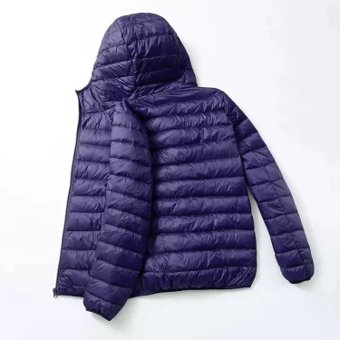Fashion Brand Ultra Light Duck Down Jacket Mens Korean Streetwear Feather Coat Hooded Down Jacket Warm Men Clothes Spring Autumn 3