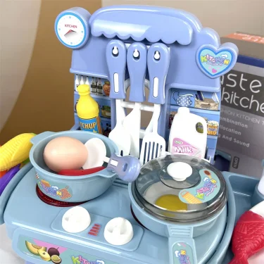Simulated Kitchen Toys Kitchenware Lighting and Sounds Cooking Game Set Children Fun Educational Toy Educational Toy 4