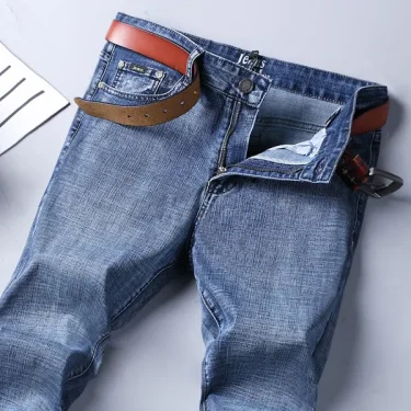 New Jeans Men Classical Jean High Quality Straight Leg Male Casual Pants Plus Size 30-40 Cotton Denim Trousers Ropa Hombre 6