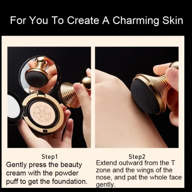 Air Cushion Mushroom Head BB Cream Quick Makeup Brightening Foundation Lasting Moisturizing Whitening Base Makeup Cosmetics 5