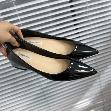 French Luxury Women Shoes Autumn New Comfort Soft Leather Low Heel Elegant Pointed Toe Single Shoes Office Pumps Туфли Женские 2