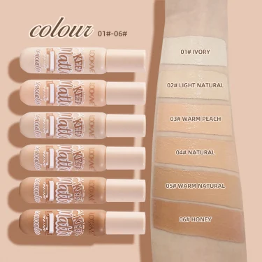 Liquid Concealer Stick Foundation Cream 6 Color Moisturizing Full Coverage Acne Dark Circle Natural Matte Concealer Cream Makeup 4
