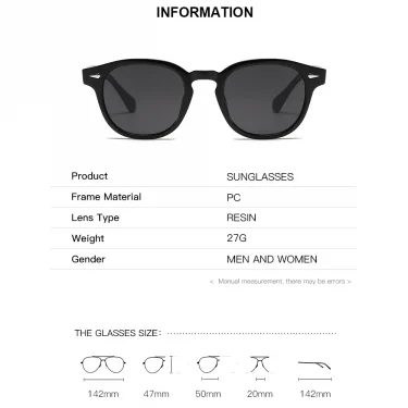 Lemtosh Polarized Sunglasses Men Glasses Johnny Depp Pilot Goggles Retro Sun Glasses Woman Eyewears Driver's Shade Gafas De Sol 6