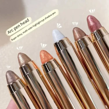 Double-sided Eyeshadow Stick - Highlighter & Brightening Pen with Pearly Glitter & Matte Finish 3