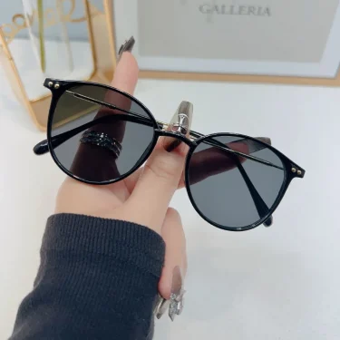 New Style Round Frame Sunglasses Unisex UV-proof Sun Glasses Eyewear Women Outdoor Travel Goggle Eye Production Sun Shades 3