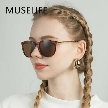 MUSELIFE Fashions 2025 Oval Small Sunglasses Clear Classic UV400 Sun Glasses Trends Female Transparent Shades For Women 1