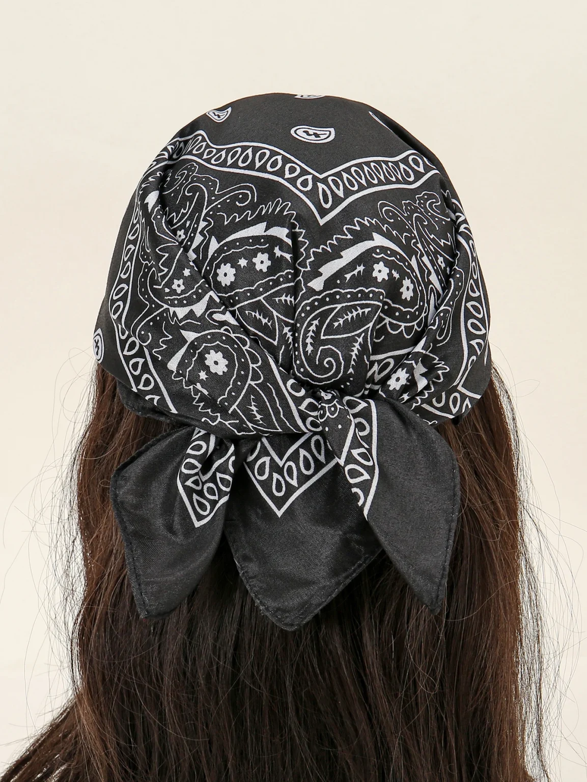 54cm*54cm Fashion Cotton Hip Hop Head Scarf Paisley Square Scarves Headwear Bandanna Hair Band Neck Wrist Wrap Band Accessories 4