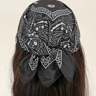 54cm*54cm Fashion Cotton Hip Hop Head Scarf Paisley Square Scarves Headwear Bandanna Hair Band Neck Wrist Wrap Band Accessories 4