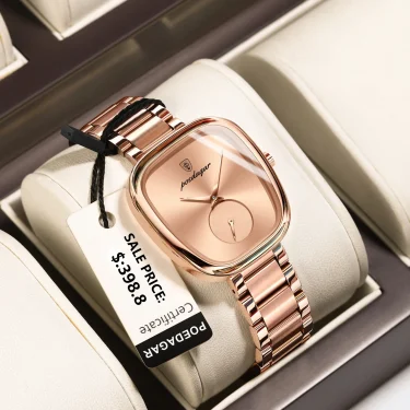 POEDAGAR Luxury Woman Watch Waterproof Stainless Steel Ladies Watch Fashion Quartz Women's Watches Elegant Simple Female Clock 1