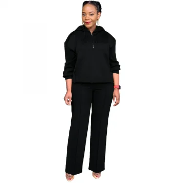 CM.YAYA Long Sleeve Women Set Loose Long Sleeve Hoodies Pant Suits 2024 Spring 2 Two Piece Sets Sporty Tracksuits Street Outfits 5