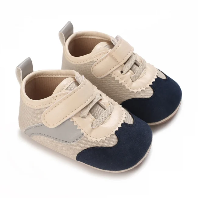 Fashion baby shoesRetro Leather Boy Girl Shoes Multicolor Toddler Rubber Sole Anti-slip First Walkers Infant Newborn Moccasins 2