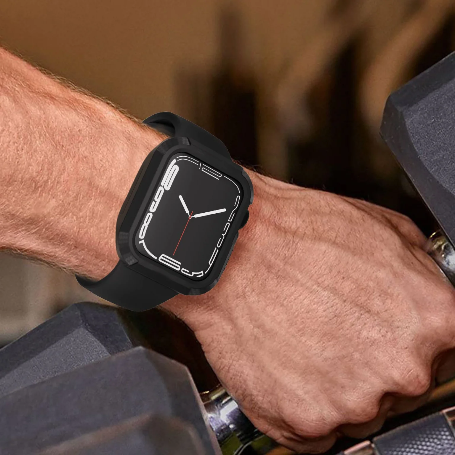 Rugged Cover for Apple Watch Case 44mm 40mm 45mm 41mm 9 8 se 6 3 iWatch Accessorie TPU Screen Protector Apple watch serie 7 case 6