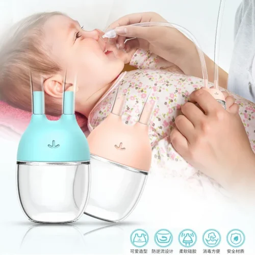 Newborn Baby Nasal Aspirator for Children Nose Cleaner Sucker Suction Tool Protection Health Care Baby Mouth Nasal Suction Devic 1