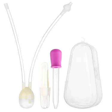 3pcs/box Newborn Baby Safety Nose Cleaner Kids Vacuum Suction Nasal Aspirator Set Infants Medicine Dropper Accessories Baby Care 5