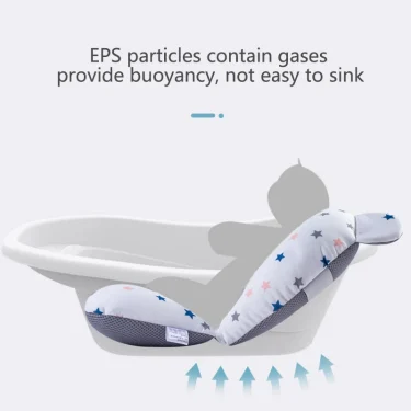 Baby Bath Seat Support Mat Infant Anti-Slip Soft Comfort Body Cushion Foldable Baby Bath Tub Pad Chair Newborn Bathtub Pillow 4