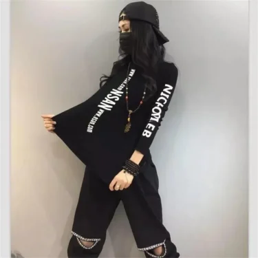Mid-high-neck Bottoming T-shirt Elastic Inner Ride Femme Tee Tops autumn winter warm letter printing Streetwear Women's T-shirts 3