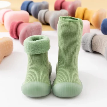 Baby Boy Shoes for 0 to 3 6 9 12 18 24 Months Fall Winter Soft Baby Girl Shoes Walking Barefoot Anti-slip Toddler Shoes for Boys 5