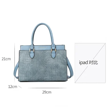 3 Sets Luxury Patent Leather Handbag For Women Alligator Patterrn Designer Female Shoulder Crossbody Bags Ladies Sac A Main 2