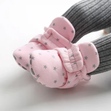 NEW Newborn Baby Socks Shoes Boy Girl Toddler First Walkers Booties Cotton Soft Anti-slip Warm Infant Crib Shoes 3