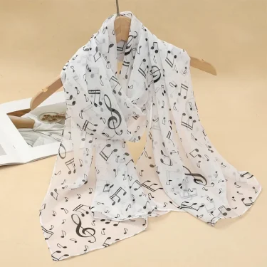 2025 New Print Chiffon Scarf Shawl Women Sunscreen Silk Scarf Turban Long Wrap Beach Travel Outdoor Accessories Trendy Headband 3