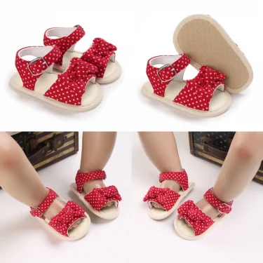 0-18 Months Red Girl Boy Newborn Baby Christmas Cute Cartoon Cotton Shoes Soft Sole Toddler Infant Walking Shoes 5
