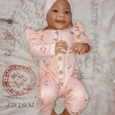 Casual Newborn Infant Baby Girl Romper Clothes Spring Autumn Long Sleeve Jumpsuit Playsuit Come with Headband Clothing for Girls 2