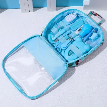 13Pcs Baby Care Kit Baby Hygiene Kit Grooming Brush Scissors Clipper Portable Set Newborn Care Professional Nursing Tools 4