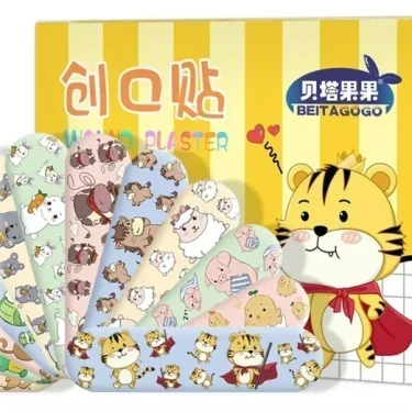 10/120pcs Cartoon Wound Plaster Waterproof for Kids First Aid Baby Bandages Children Cute Patches Kawaii Bandaids Band Aid 4