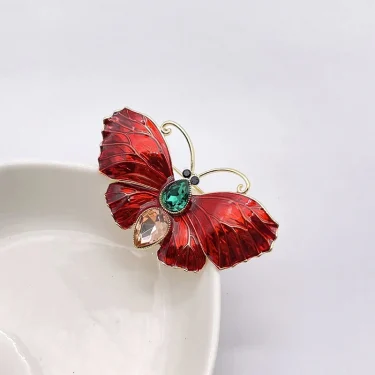 New Cute Vivid Flying Bird Brooch Ladies Animal Hummingbird Phoenix Pigeon Crane Flamingo Pin Buckle Party Leisure 6