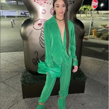 CM.YAYA Street Women's Set Long Sleeve Shirt Tops and Wide Leg Pants Elegant Tracksuit Two Piece Set Sweatsuit Fitness Outfits 3