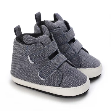 New Popular Cartoon Newborn Boy Girl Shoes First Walker Baby Shoes Soft Non Slip Sole Lovely Bow Casual Canvas Children Shoes 2