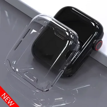 Screen Protector for Apple Watch Case 45mm 41mm 44MM 40MM 42mm 38MM Full TPU Bumper Cover Accessories Iwatch Series 8 7 SE 6 3 1