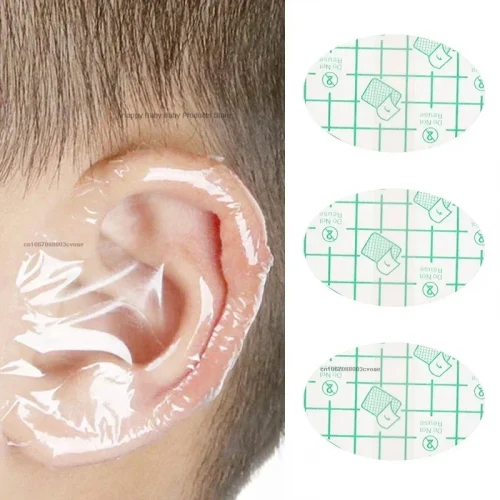 20/100pcs Shampoo Ear Protection Stickers Bathing Swimming Earmuffs Water Children Shampoo Ear Water Prevention Baby Care 1