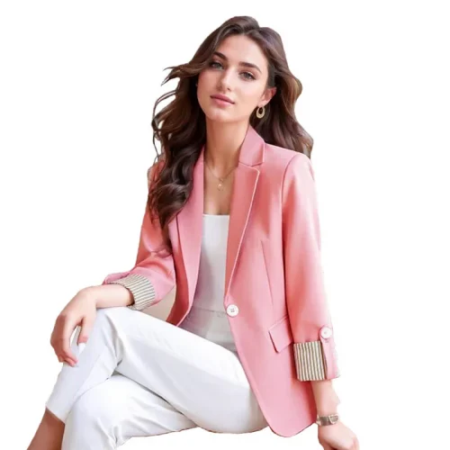 Autumn Winter Outerwears Blazer Woman New In Coats Chaquetas Mujer Casaco Feminino Large Size Office Casual Blazers Jackets Tops 1